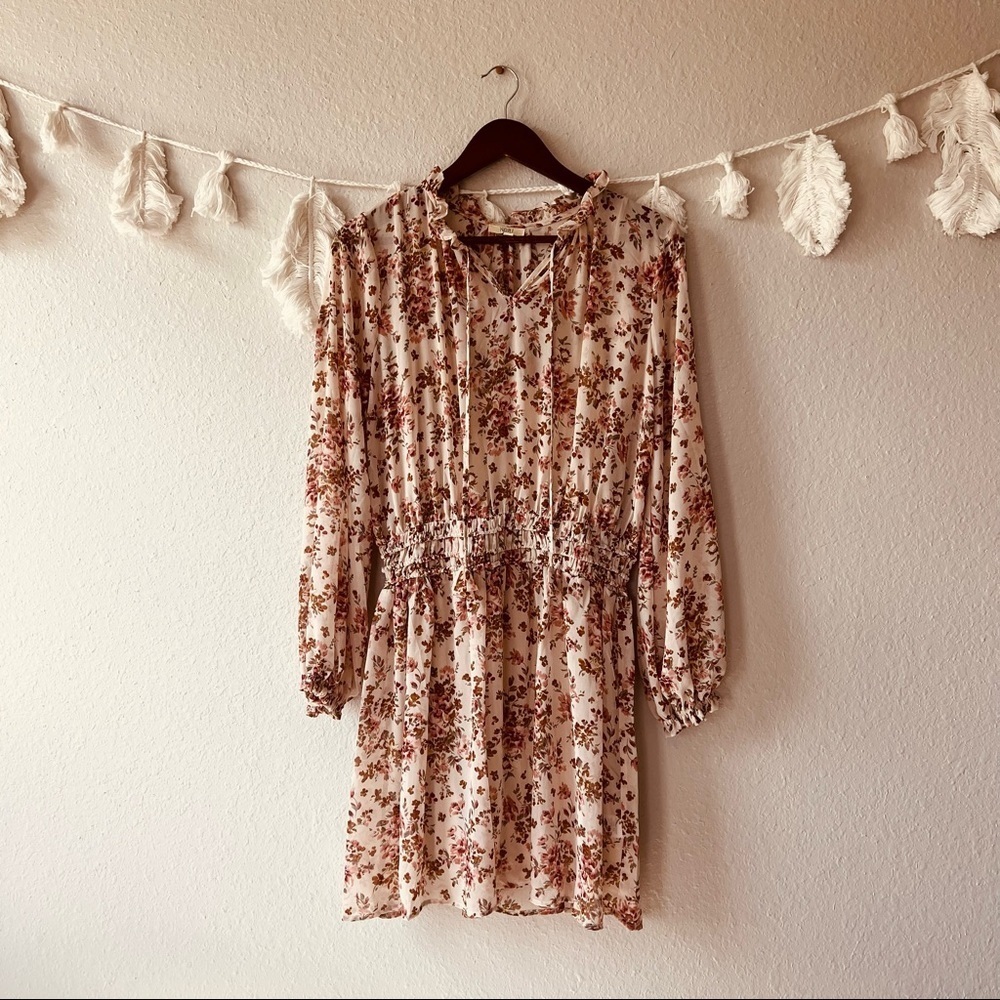 Kori | Floral Flounce Dress